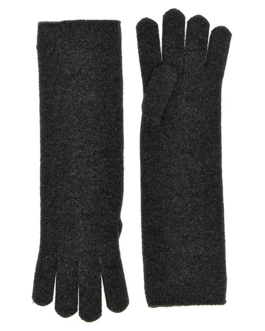 Max Mara Black 'Alaggio' Gloves