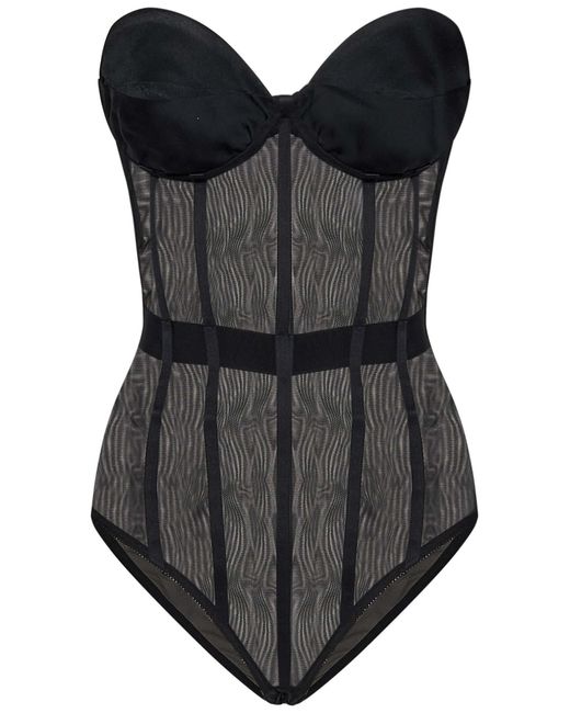 Women's Black Bodysuit