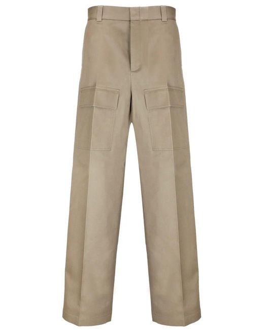 Gucci Natural Cotton Wide Leg Cargo Pant for men