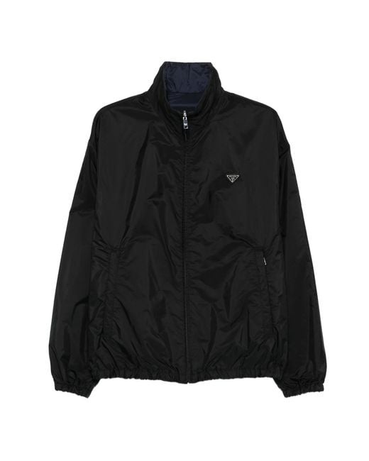 Prada Black Re-Nylon Down Jacket for men