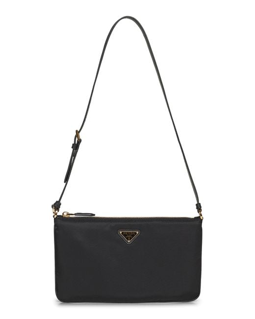Prada Black Pouch With Shoulder Strap