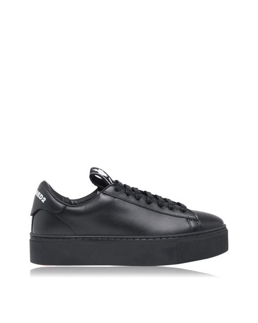 DSquared² Black Evolution Tape Logo Sneakers