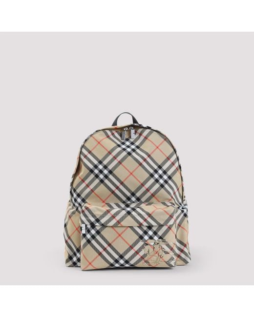 Men's Natural Nova Check Backpack