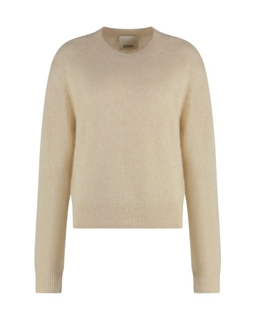 Women's Natural Lylia Long Sleeve Crew-Neck Sweater