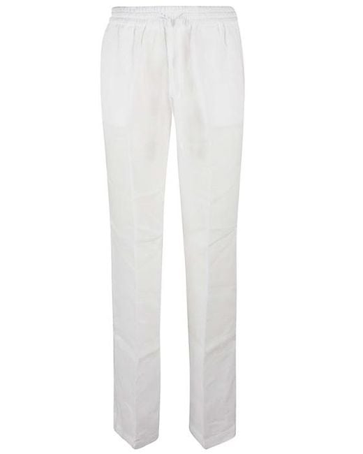 Re-hash White Linen Drawstring Pants