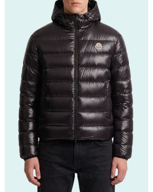 Moncler Black Short Packable Forzo Down Jacket for men