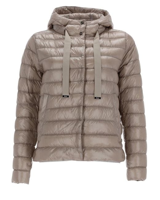 Herno Brown Light Down Jacket