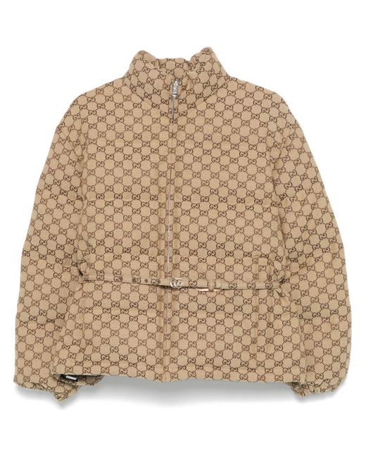 Gucci Natural Gg Canvas Jacket