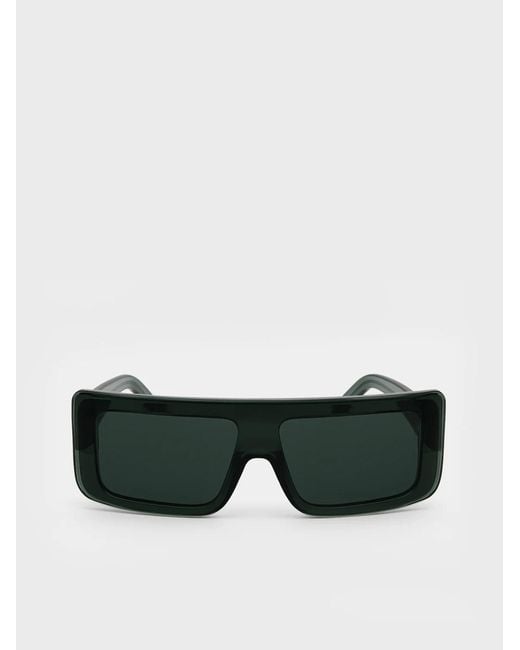 Rick Owens Green Sunglasses Documenta Bosco for men