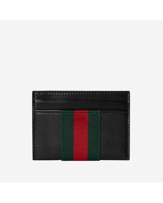 Women's Black Cardholder Leather
