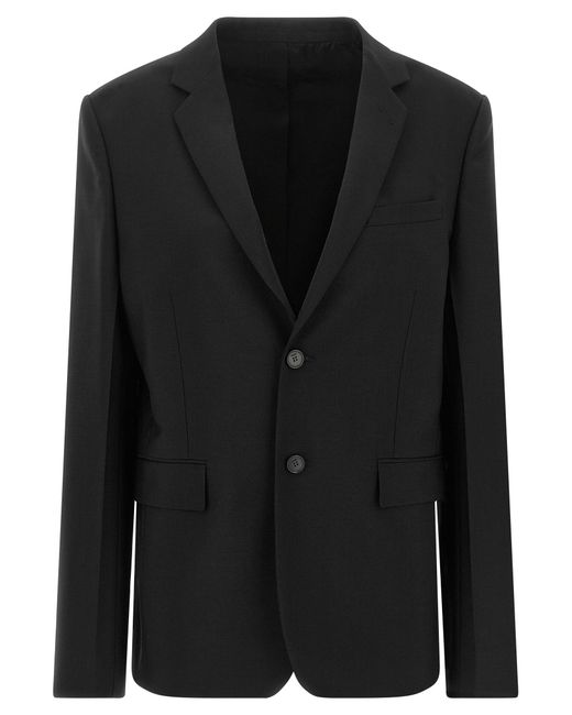 Fendi Black 2 Buttons Blazer for men