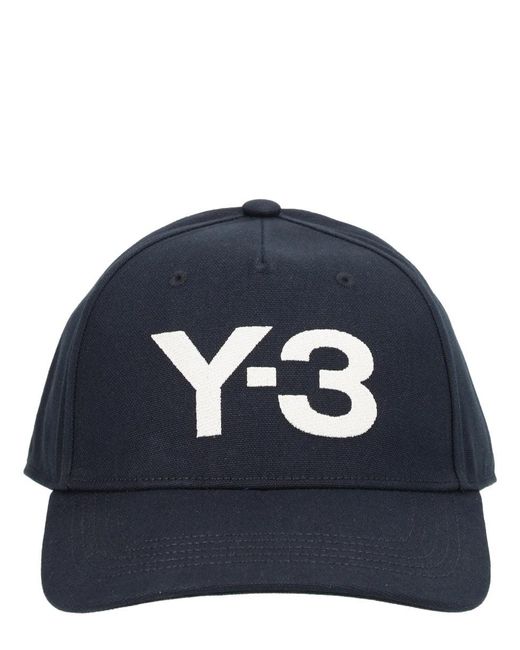 Men's Blue Baseball Hat With Logo