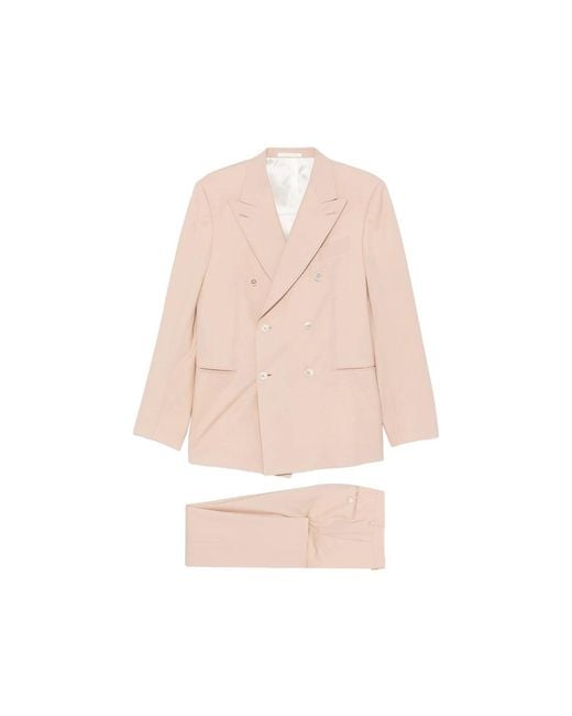 Men's Pink Wool Suit