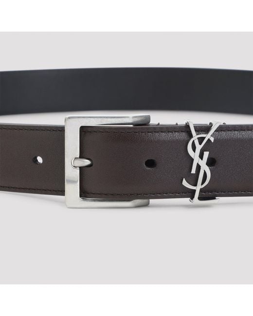 Saint Laurent Black Belts for men