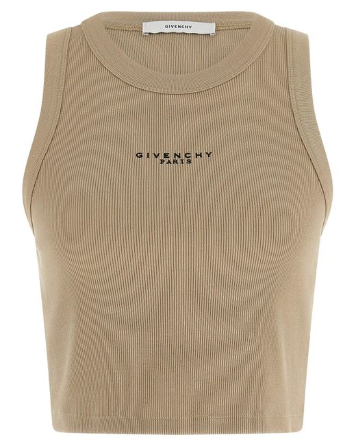 Givenchy Natural Paris Print Top