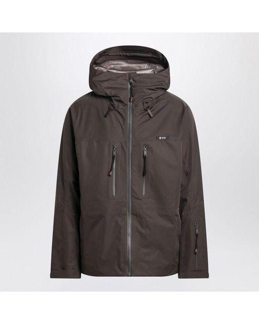 Prada Brown Camouflage Hooded Jacket for men