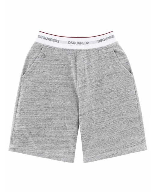 DSquared² Gray Oversize Fit Shorts for men