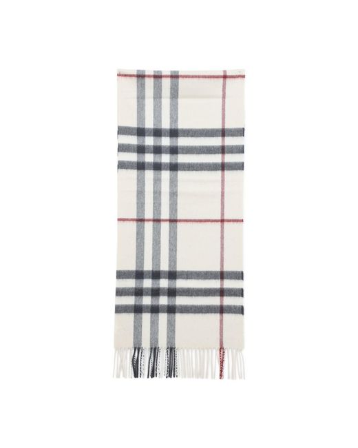 Burberry White Scarf