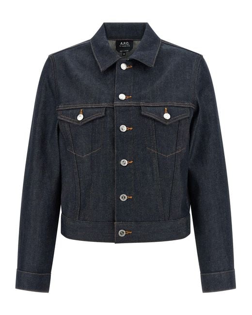 A.P.C. Blue Denim Jackets