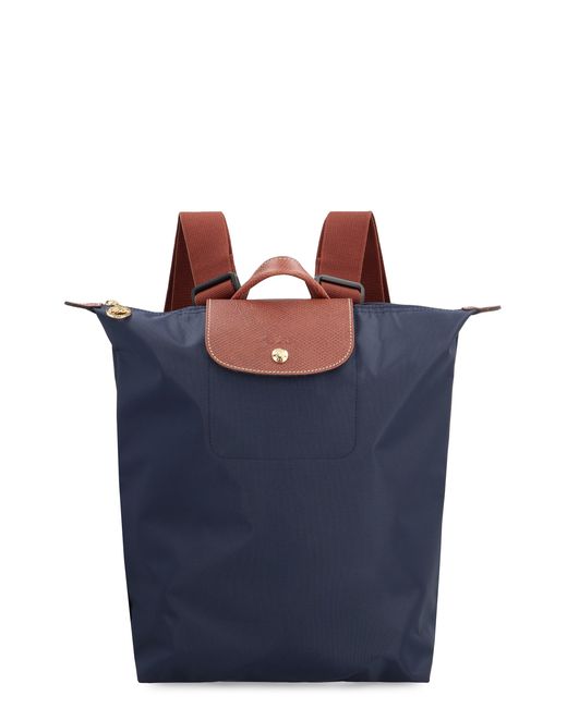Longchamp Blue Le Pliage M Nylon Backpack