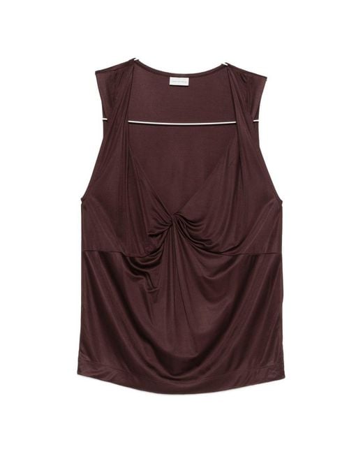 Women's Purple Cv Top