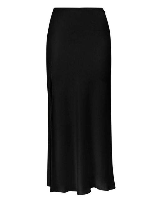 LAPOINTE Black Midi Skirt