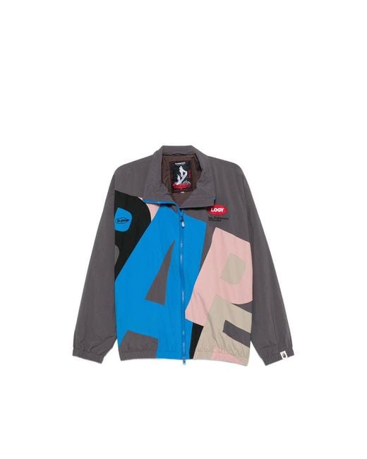 A Bathing Ape Blue Lightweight Jacket
