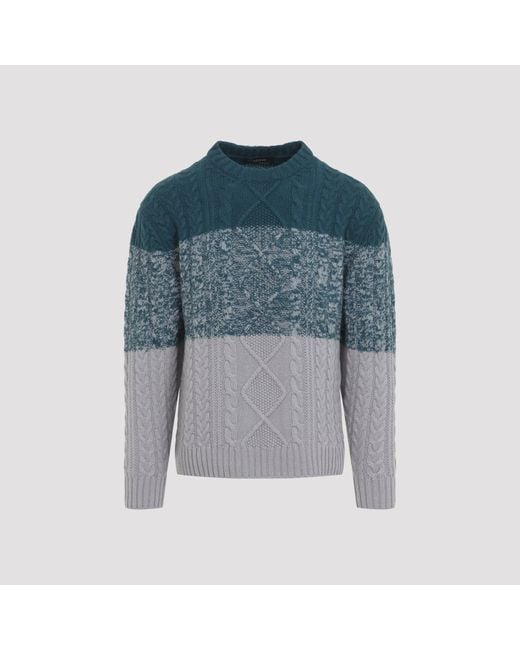 Kiton Blue Sweater for men