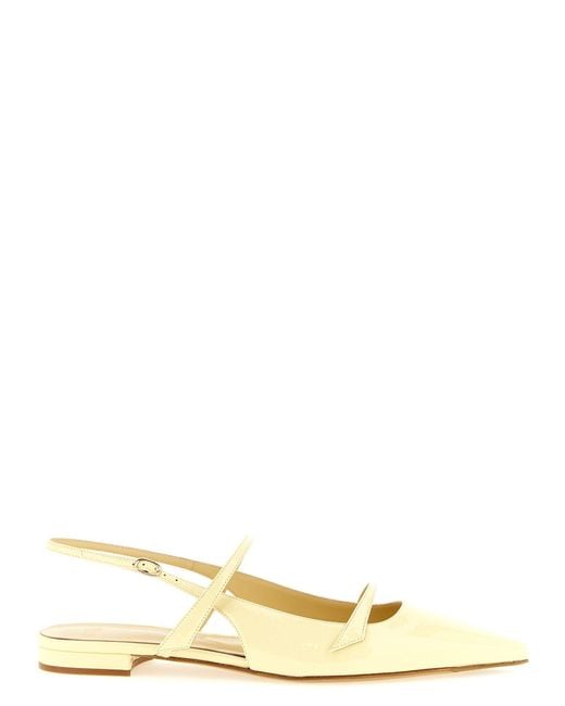 Alexandre Birman Natural Solid Tita Flats