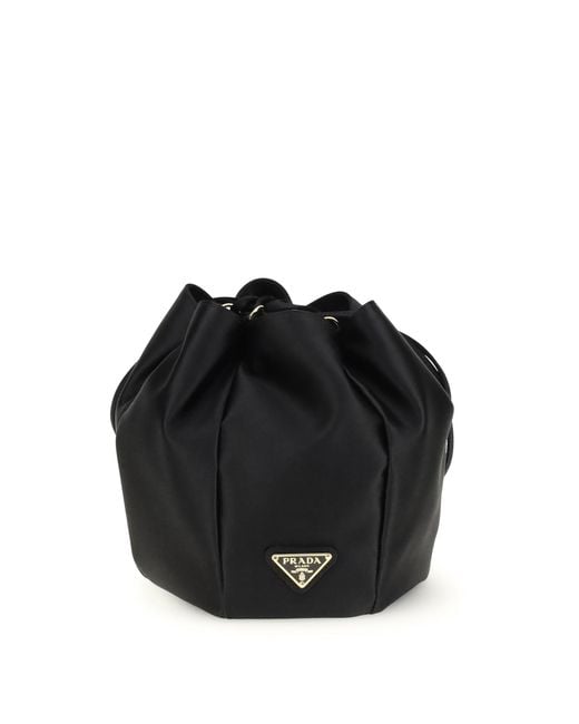 Prada Black Satin Pouch