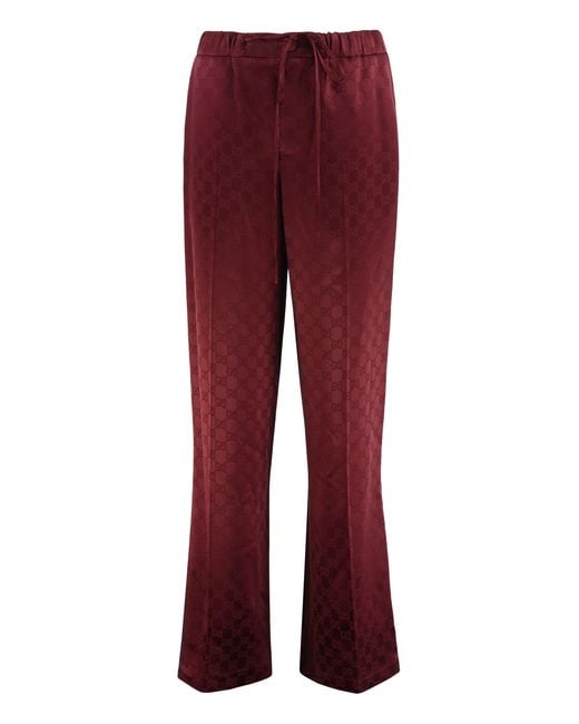 Gucci Red Pants