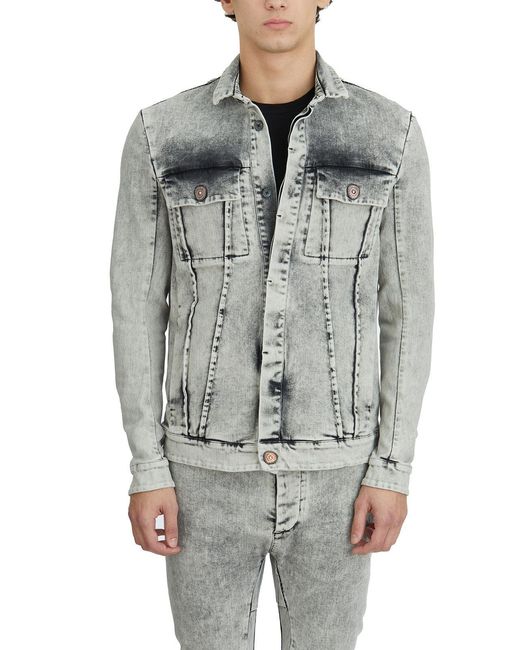 Masnada Gray Denim Jacket for men