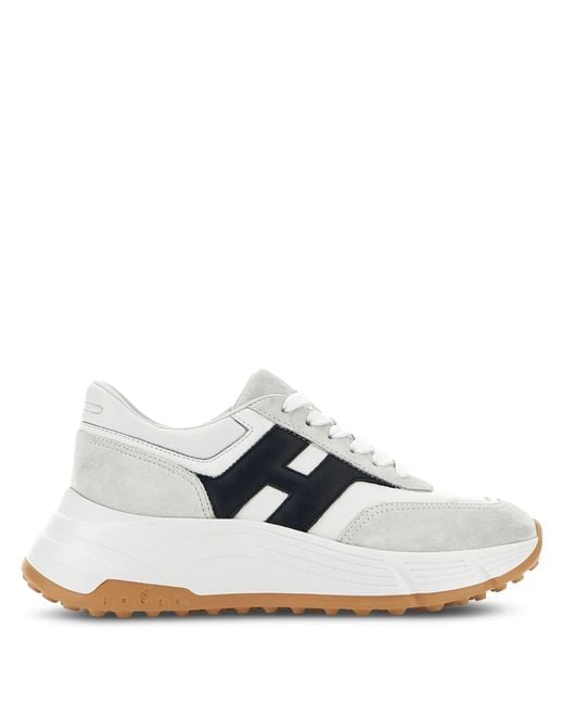 Hogan White Calfskin Leather Footwear