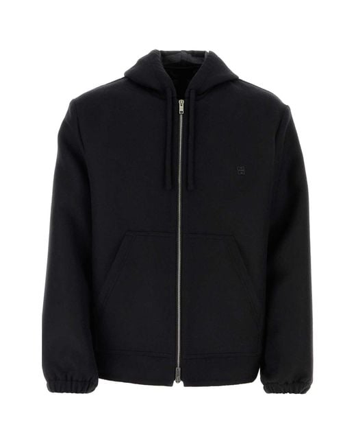Givenchy Black Wool Blend Sweatshirt for men