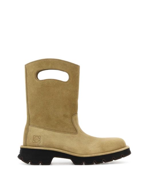 Loewe Multicolor Suede Boots for men