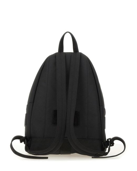 Moschino Couture Black Cordura Nylon Backpack Large