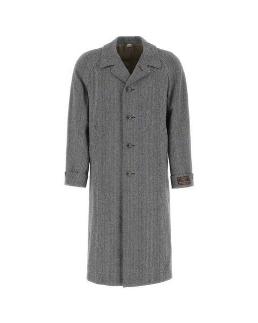 Gucci Gray Houndstooth Coat for men