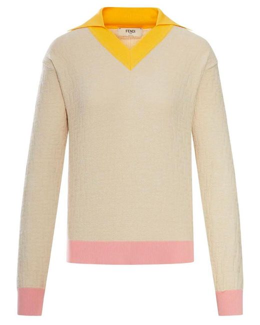 Fendi Natural Pull Color Block Ff