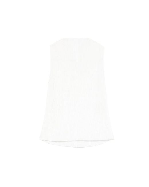 Co. White Pleated Off- Pant