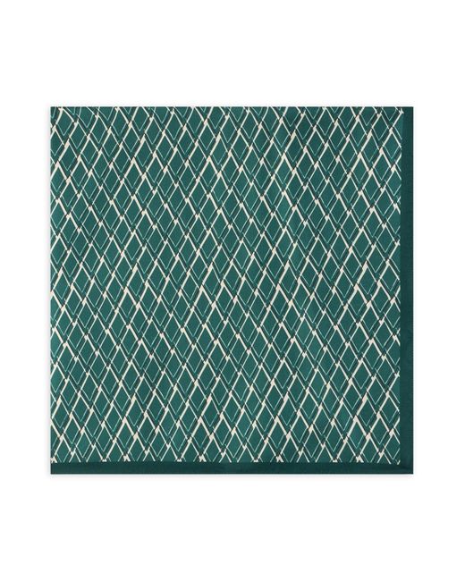 Slowear Green Silk Scarf for men