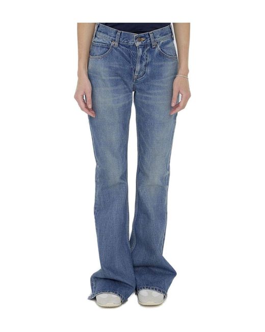 Céline Blue Flared Surf Jeans