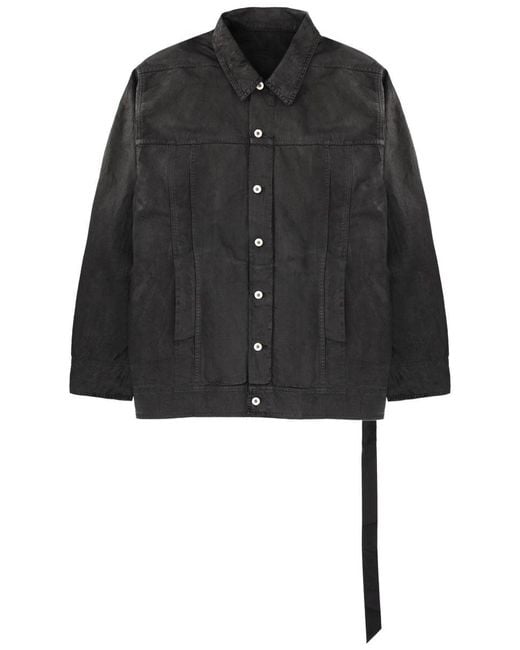 Rick Owens Black Drkshdw "Jumbo Worker" Jacket for men