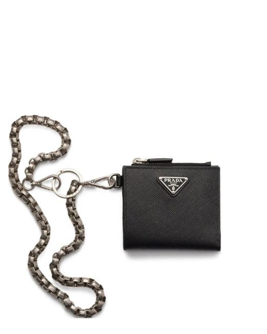Prada Black Leather Wallet