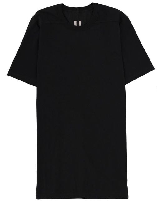 Rick Owens Black Solid T-Shirt for men