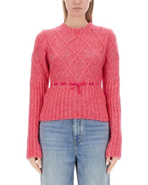 Cormio Red Wool Jersey