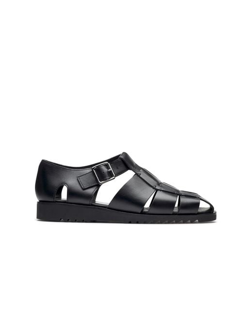 Paraboot Black Pacific Sandals for men
