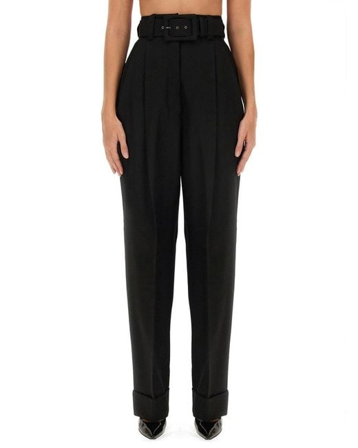 Max Mara Black Mini Virgin Wool Pants