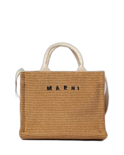 Marni Natural Light Two Rolled Bag
