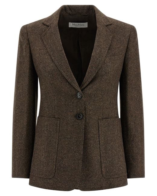 Max Mara Black 'bermuda1234' Blazer