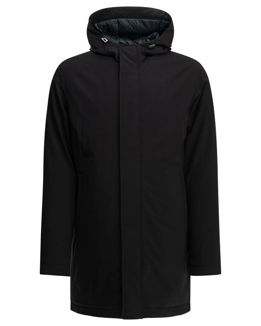 Herno Black Long Down Jacket